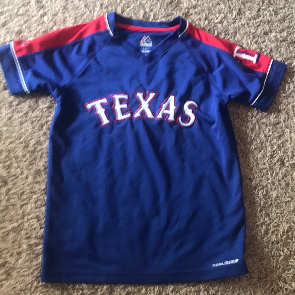 Boys Texas Rangers jersey